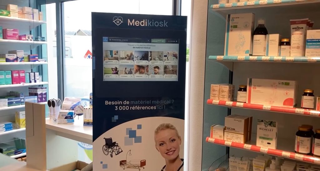 Medikiosk à la pharmacie de la gare